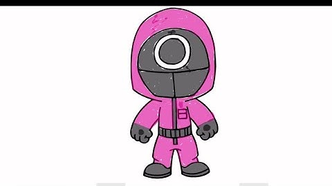 How to painting SQUID GAME GUARD UNIFORM - SQUID GAME 2