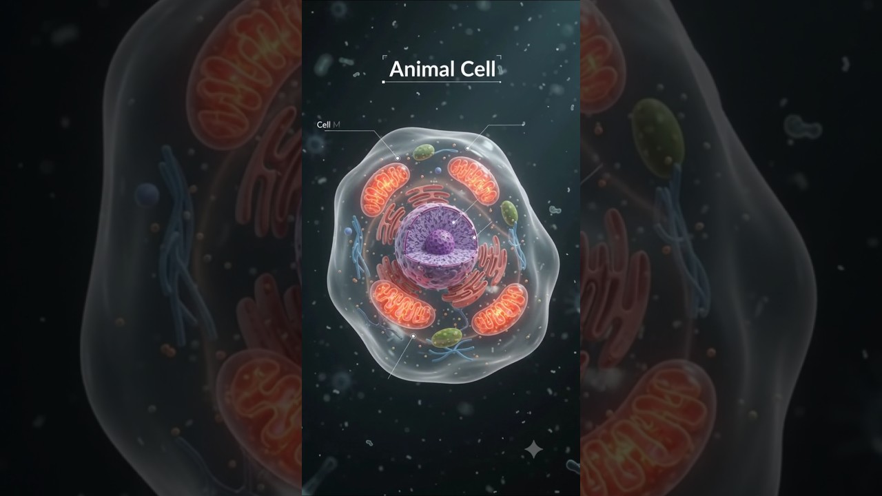 Animal Cell Explained 🧬 | Structure, Organelles & Functions | Class 9–12 Biology
