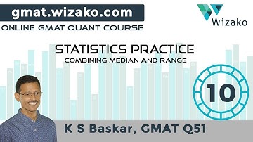 GMAT Statistics Practice #10 | Hard Median and Range Question | GMAT 750 Level