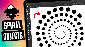 Tiled Clones Trick: Descending Spiraling Objects | Inkscape Tutorial