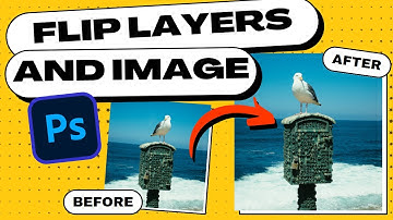 How to FLIP LAYERS in PHOTOSHOP (Horizontally & Vertically)