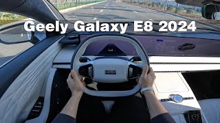 Geely Galaxy E8 2024 (272 HP) – Visual Review & First Driving Impressions