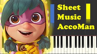 How To Play Action Pack Theme Song Piano Sheet Music