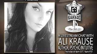 Ghost Biker Garage LIVE w/my guest Ali Krause