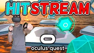 Hitstream Rhythm Fitness Game For Oculus Quest. Is This The Best Free Fitness Game For Oculus Quest?