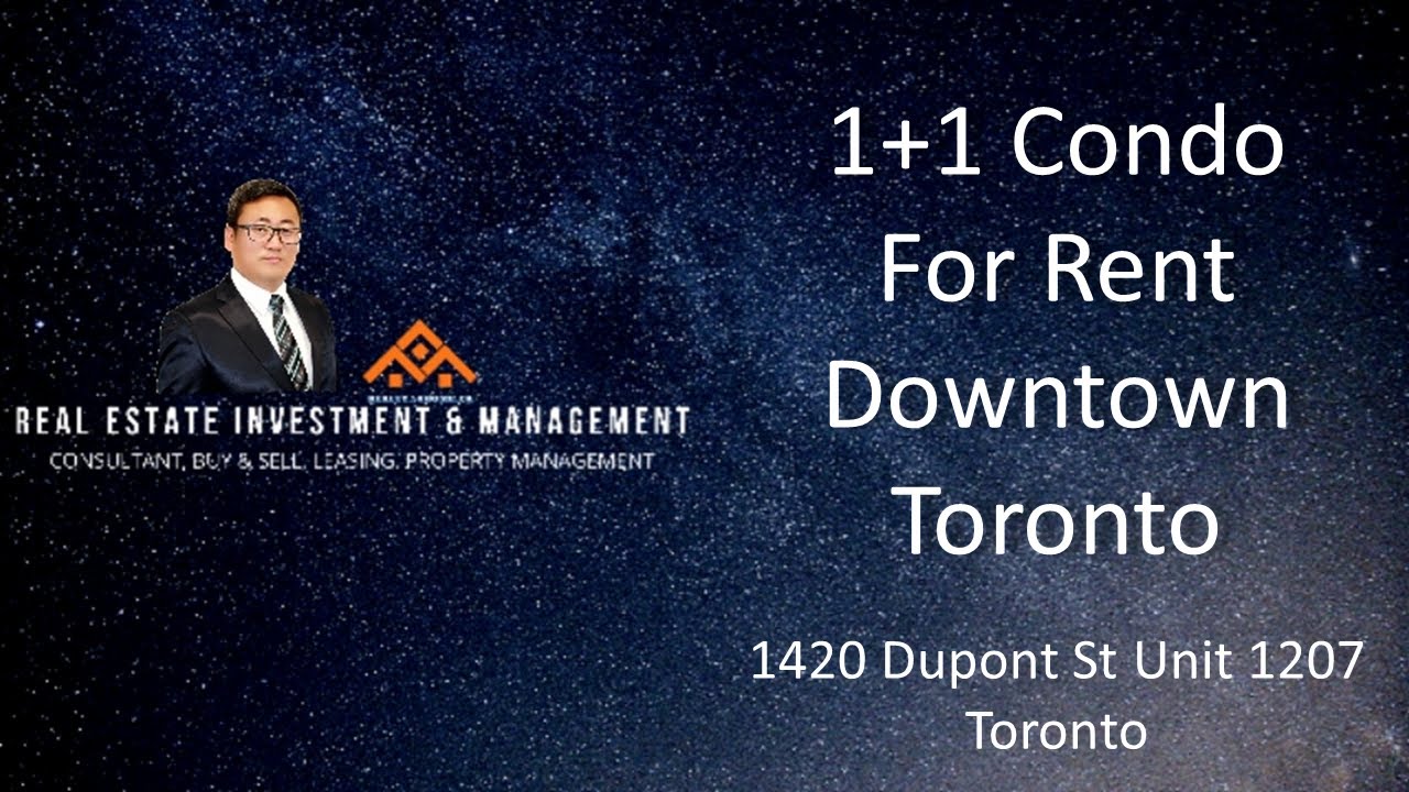 Leased! 58Home Realty, Condo For Rent,1 Br + 1 Den 1420 Dupont St Unit 1207, Toronto YouTube