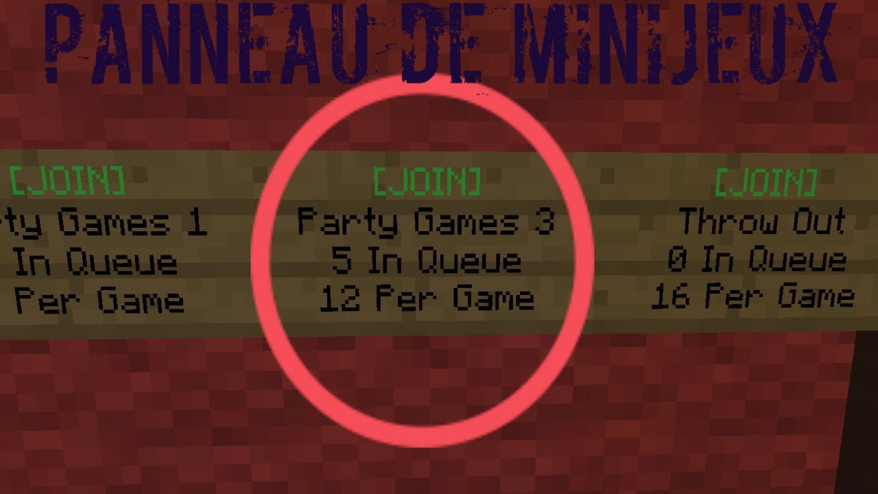 MINECRAFT [TutosVanilla] #18 Faire un panneau de MiniJeux (panneau
