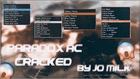 [PS3/MW2] Paradox AC V4 SPRX Cracked by jo-milk