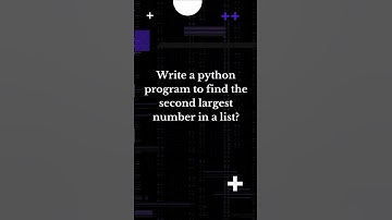 Python program to find second largest number in a given list #python3 #coding