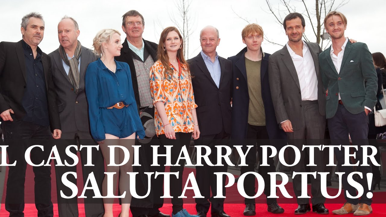 Il cast di  Harry  Potter  saluta i fan italiani e Portus al 