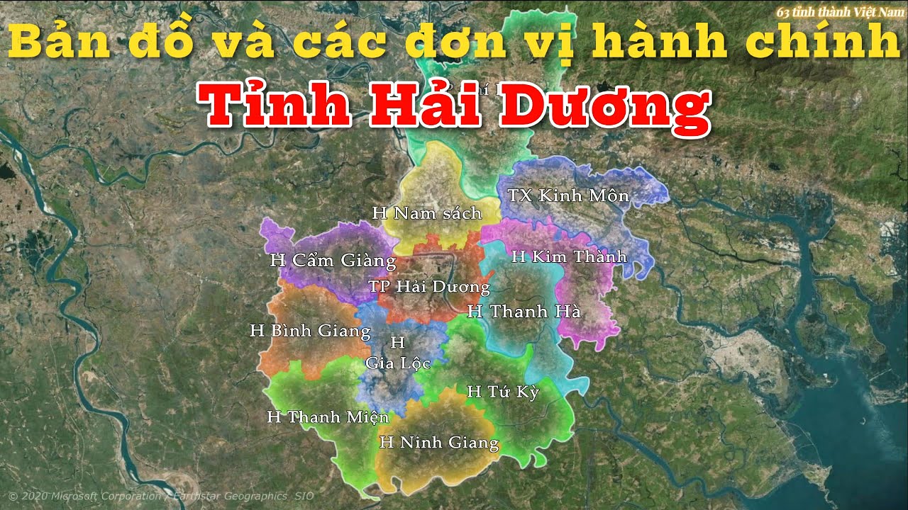 Tỉnh Hải Dương 2025 - Giới thiệu chi tiết về các huyện, thành phố, thị xã