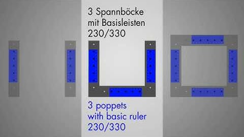 FTools basic ruler set for  2-3 or 4 sided Wire EDM machine tables
