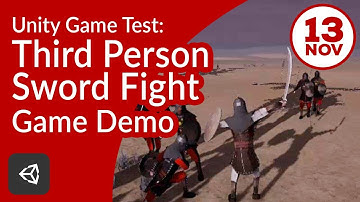Just Sharing: Third Person Sword Fight Unity game test