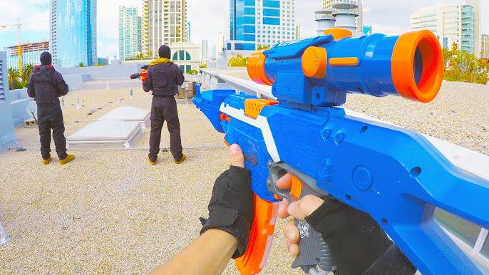 Nerf War: Snipers Vs Thieves 