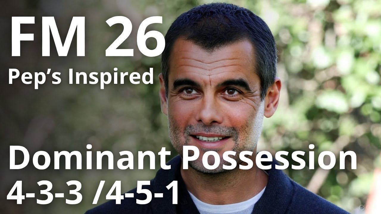 FM26: Доминирование в Италии с философией Гвардиолы! Моя индивидуальная тактика 4 3 3