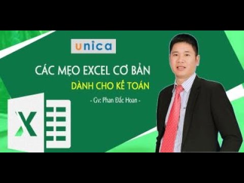 Tạo biểu tượng phím tắt trên thanh công cụ – Các mẹo Excel cơ bản dành cho kế toán | Học online