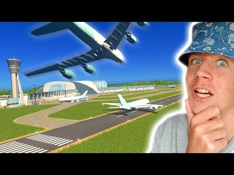 HET VLIEGVELD BOUWEN! (Cities Skylines #8)