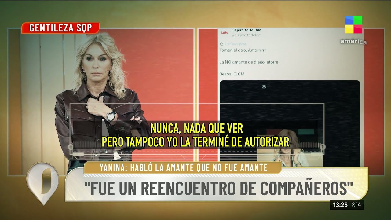 ESCÁNDALO YANINA LATORRE - FERNANDA IGLESIAS: HABLÓ LA SUPUESTA AMANTE DE DIEGO LATORRE
