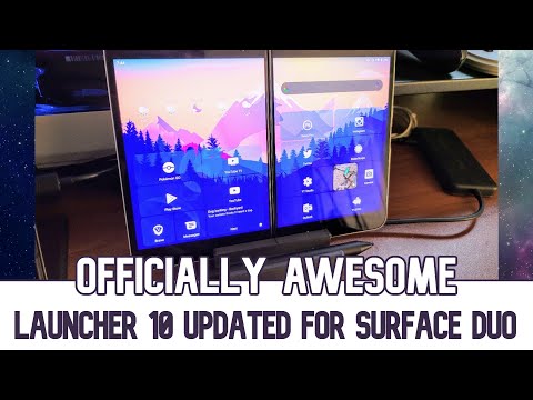 Launcher 10 updated for Surface Duo
