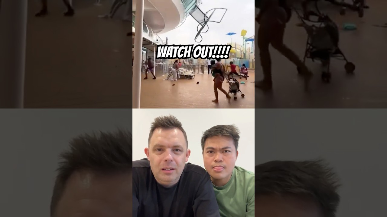 BAD WEATHER ON INDEPENDENCE OF THE SEAS- OUR REACTION