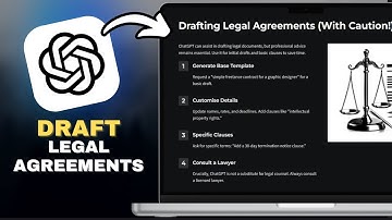 How to Use ChatGPT to Draft Legal Agreements (With Caution!) in SECONDS!