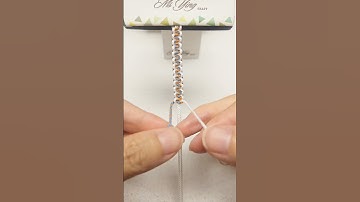 How to Tie the Square Knot | Easy Macrame & Bracelet Tutorial  #shortstutorial #diy #macrame #knot