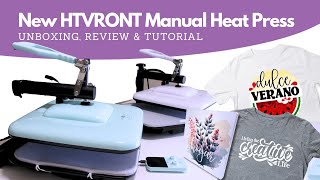 HTVRONT Manual Heat Press Machine: Unboxing, Review and Tutorial