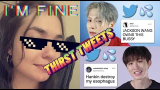 (THIRST TWEETS🥵) JACKSON WANG & B.I (HANBIN)|REACTION