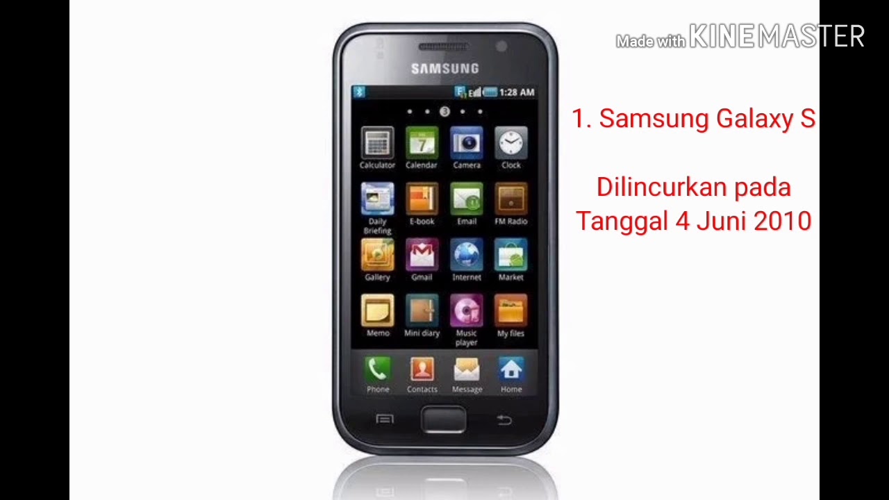 Perkembangan HP samsung Galaxy dari tahun ke tahu - YouTube