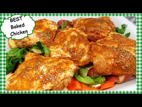 the-best-oven-baked-chicken-recipe-~-one-pan-baked-chicken-dinner