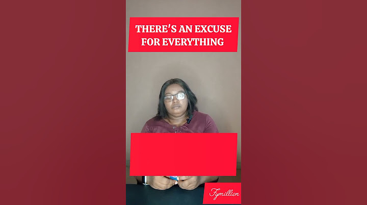 THERE'S ALWAYS AN EXCUSE FOR ANYTHING #excuses #godliness #wisdom #emotionalintelligence