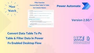 How To Use Filter Function In Power Fx Enabled Desktop Flow | #microsoft #trending #trendingvideo