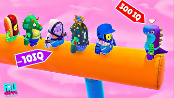 300 IQ TROLL vs -10 IQ ! Fall Guys Fails & Wins #2