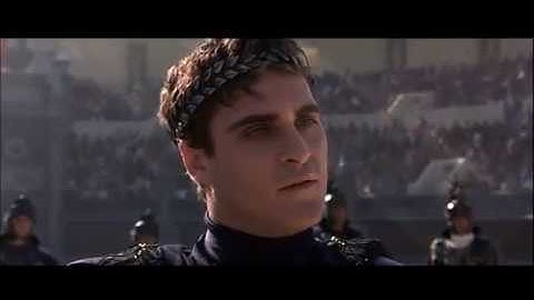 Gladiator - The time for honouring yourself will soon be at an end   Highness!