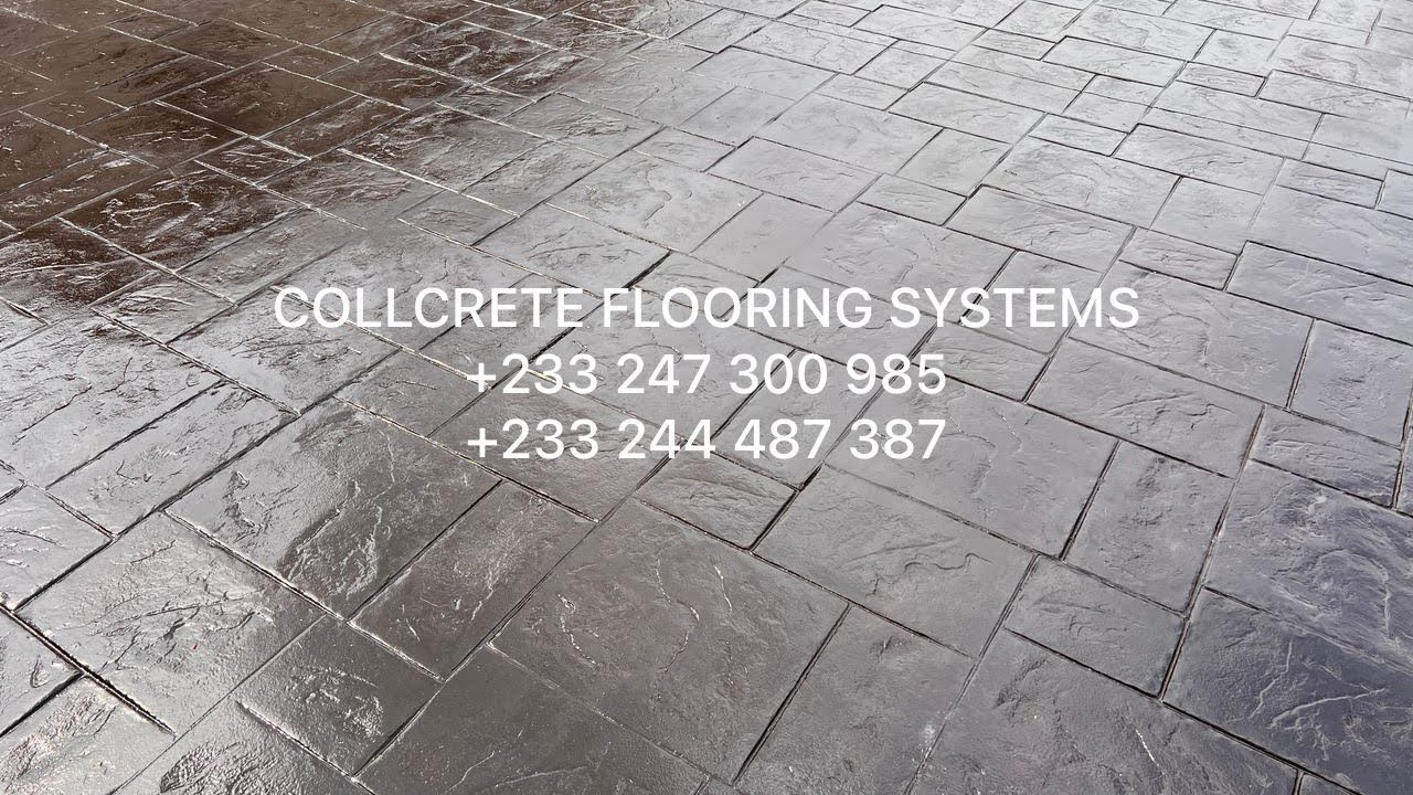 Slate Patterned Concrete