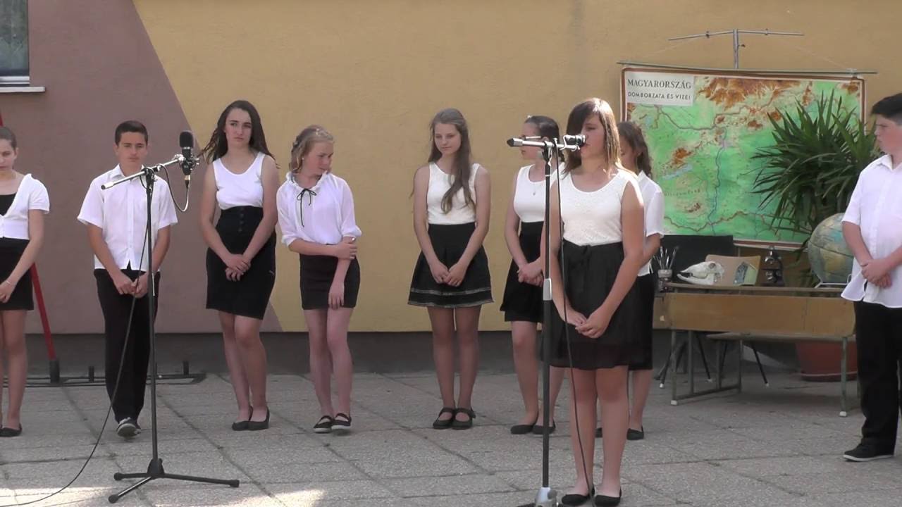 2016. június 17-i Ballagás, Ceglédbercelen az általános iskolában