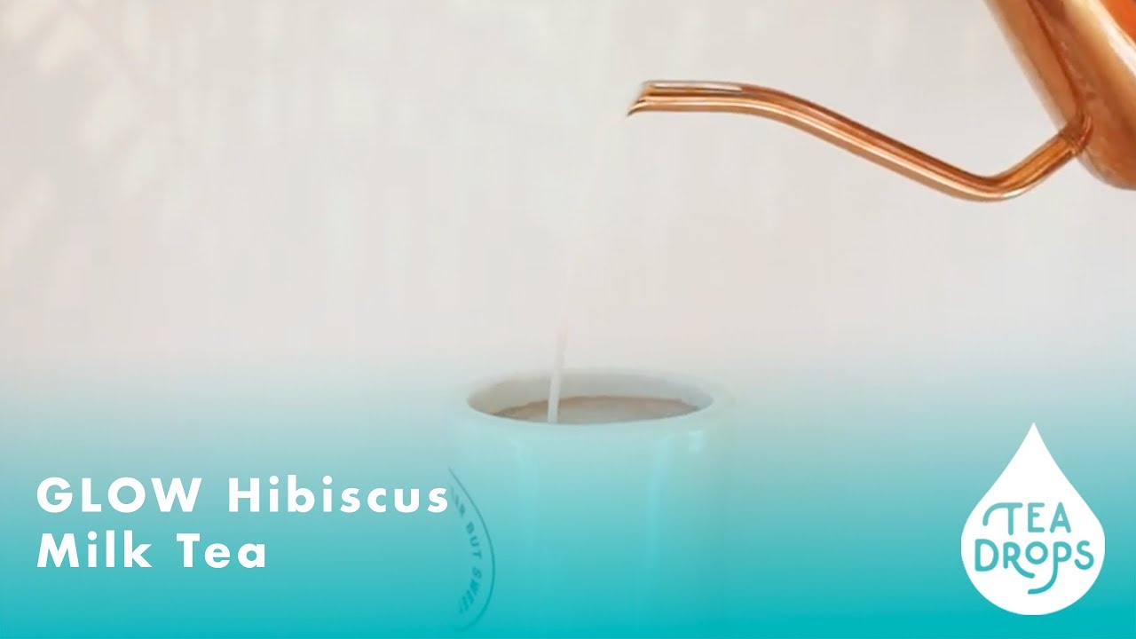 teatv Tea Drops GLOW Hibiscus Milk Tea