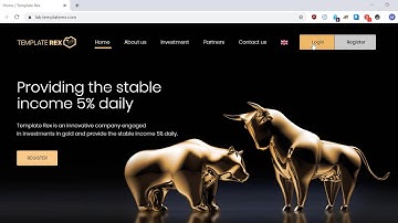 HYIP Templates For Gold Coders - Template TR018