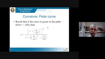 Module 01 - Lecture - 13 Curvature polar form