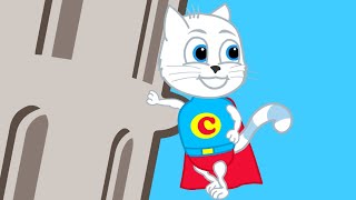 Cats Family in English - Popular Superhero Cartoon for Kids