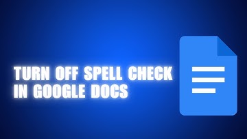 ❤ TIPS: How to Turn off Spell Check in Google Docs - Easy Tutorial | How To