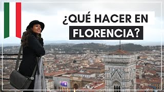 ¿QUÉ HACER en FLORENCIA? | GUÍA ITALIA para turistas | 4K