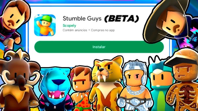 COMO ENTRAR NA VERSÃO BETA 0.47 STUMBLE GUYS! 