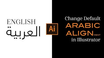 Adjust arabic alignment in Adobe illustrator | adbayalim | adobe illustrator | Graphic design