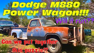 Dodge M880! W200 will she run? Project or Pile?