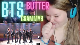 FIRST Reaction to BTS - BUTTER LIVE AT THE GRAMMY'S 🤯🔥 (3RD ATTEMPT TO UPLOAD WITHOUT BEING BLOCKED)