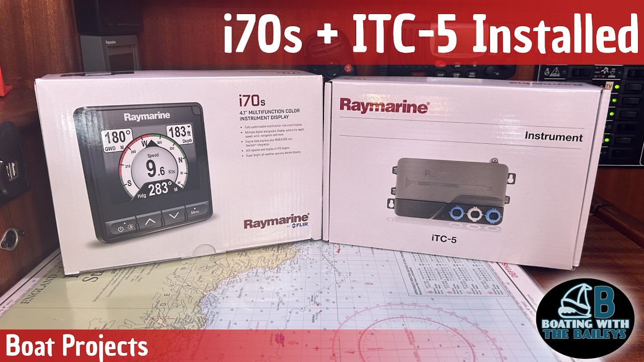 ⁣Installing a Raymarine i70s & ITC-5 Converter | Instrument Upgrade Guide