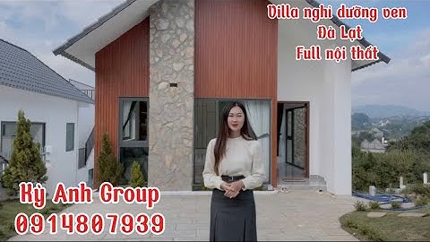 Căn villa nghỉ dưỡng ven Đà Lạt , full nội thất tiểu cảnh sân vườn hoàn thiện