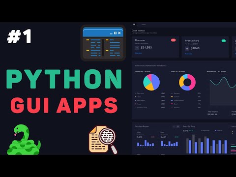 Видео: Изучение Python UI (GUI Apps) / #1 – Разработка программ с графическим интерфейсом на Питон