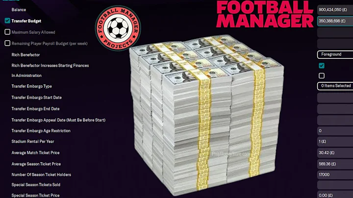 How To Make Yourself RICH Using The Pregame Editor | Football Manager